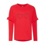 Name-It Rode Meisjes T-Shirt Happy