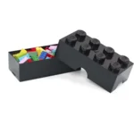 Room Copenhagen LEGO® 4023 Lunchbox - Opbergdoos klein - 8 noppen - Zwart