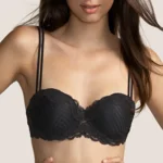 Andres Sarda Zaha voorgevormde balconnet bh in zwart