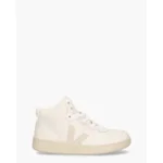 Veja V-15 Leather Wit/Beige Damessneakers