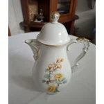 Lindner Bavaria porzellan 	Theerose	Koffiepot		Handarbeid
