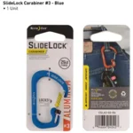 Nite Ize SlideLock Carabiner #3 Aluminium Blauw CSLA3-03-R6