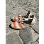 Melo Verde Beach Sandaal met Sleehak Oranje 38
