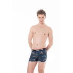 John Frank Moto herenshort met print