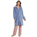 Kamerjas Schiesser in blauwe fleece