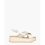 Cypres Werna Wit/Beige/Bruin Damessandalen