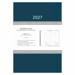 Agenda - 2027 - Thuiswerkagenda - Blauw - A5 formaat - 14,8x21cm