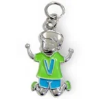 Bedeltje - V - Jongen - Charms for you