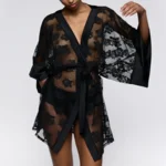 Sarda Mayela kimono in zwart