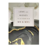 Kaart - Gold Rush - Love and kisses to the brand new Mr & Mrs - GLD009