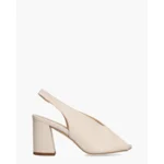 Di Lauro Rosette Roomwit Dames Sandalen