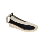 Shabbies Espadrilles PALMA Kimono Black