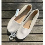 Espadrilles hennep/linnen Wit 39