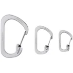 Nite Ize SlideLock Carabiner 3 Stuks Roestvrij Staal CSLC-11-R6