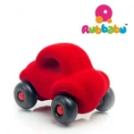 Kleine rode auto met handgreep - Rubbabu