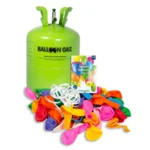 Helium tank - Balloongaz - Voor 50 ballonnen van 23cm - Incl. 50 ballonnen & lint