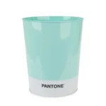 Prullenbak Pantone 10 L Tin Turquoise / Wit