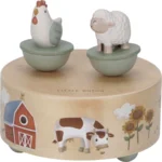Muziekdoosje - Boerderij - Met kip & schaap