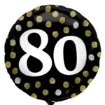 Folieballon - 80 Jaar