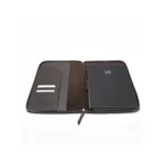 Schrijfmap 20S leder bruin met rits