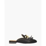 Gioia Wynne Zwart Damesloafers
