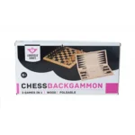 Spel - Schaak/backgammon - Opklapbaar