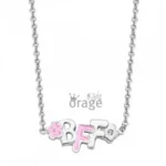 Zilveren Ketting Orage 'Best Friends Forever'