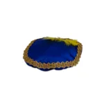 Muts - Baret - Piet - Blauw - Satijn - Met veer - Kind