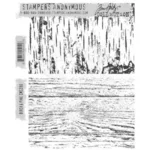 Tim Holtz Cling stamp Birch & Pine