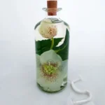 Olielamp Botella met Bloem (500 ml)