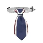 Croci Stropdas Hond Blauw 1 x 20 - 31 cm