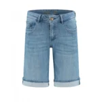 Para Mi Lyndsey p-form Denim: Jeans short color: water blue (PARA.112)