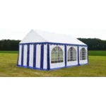 Partytent 3x6 Premium PVC Brandvertragend | Blauw / wit