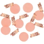 Happy Birthday Tafelconfetti| Rosé/ Roze Elegant