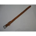 CKS cognac kleurige lederen riem 60 cm emiel cognac