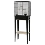 Zolux Vogelkooi Chic Loft Met Meubel Zwart 124 cm