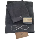 Walra Badlinnen voor Mama met Ambachtelijke Zeep – Antraciet