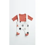 Happy People Pyjama Baby: Orange appels interlock ( HAP.82 )