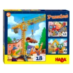 Puzzel - Bouwvoertuigen - 12, 15 & 18st.