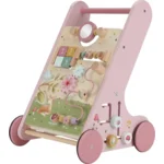 Babywalker - Loop / duwwagen - Fairy Garden - Met activiteiten - Roze