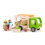 Auto - Truck - Paardentransport - 25,3x10,7x14,5cm