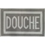 Badmat katoen grijs DOUCHE
