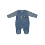 Eskimo Pyjama Baby ( jongen ): Velour, Best Friend ( ESK.1814 )