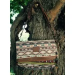 stoere bohemian Aztek bag brown