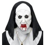 Masker horror non met hoofdtooi - halfgelaatsmasker latex- voor volwassenen / unisex