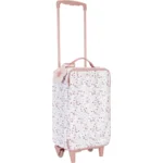 Koffer - Trolley - Flowers & butterflies - Roze