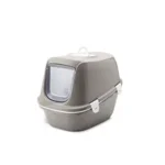 SAVIC KATTENBAK REINA SIFT WARMGRIJS 64X46X48 CM