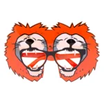 Bril - Brullende leeuw - Voetbal - Oranje