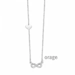 Orage Teenz Ketting  "Infinity" met hartje AH232