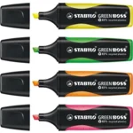 Markeerstiften - Stabilo - Fluor / neon - 4st.